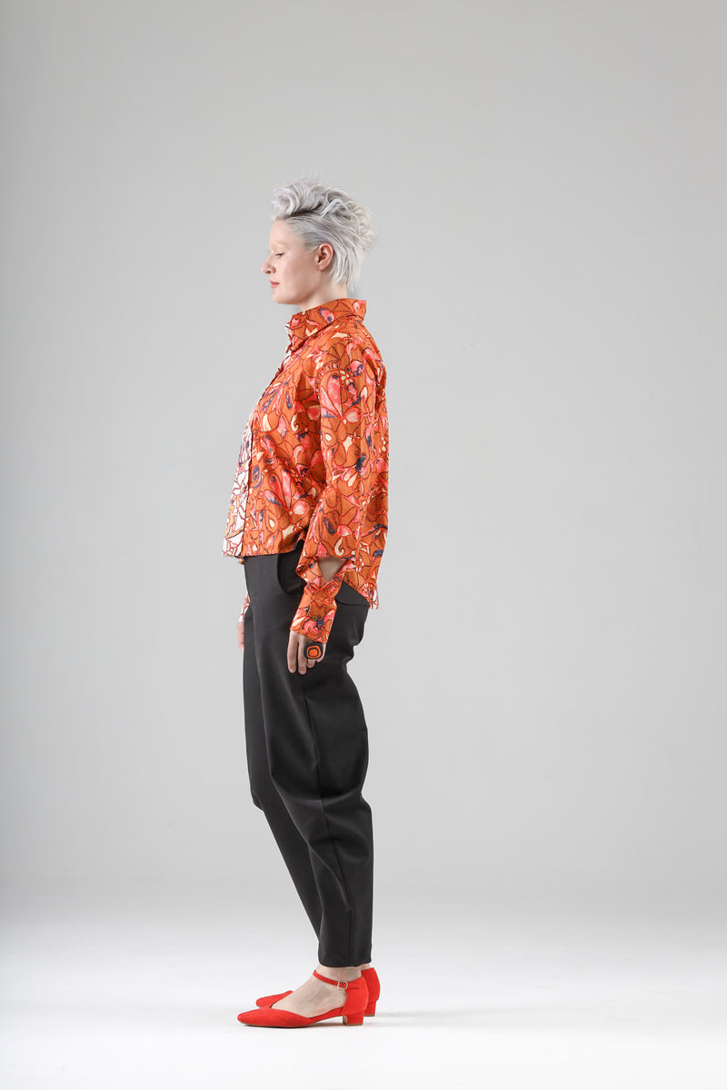 - Geo shirt in two tone