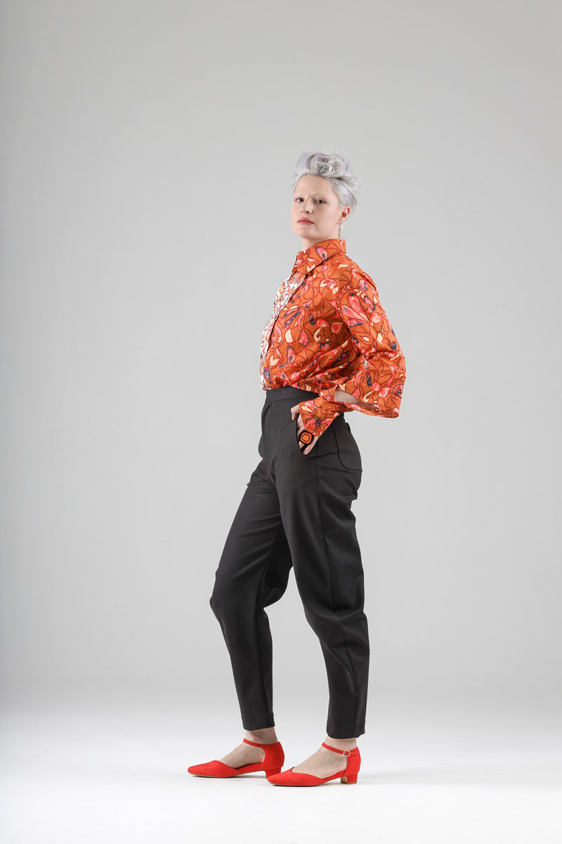 - Geo shirt in two tone