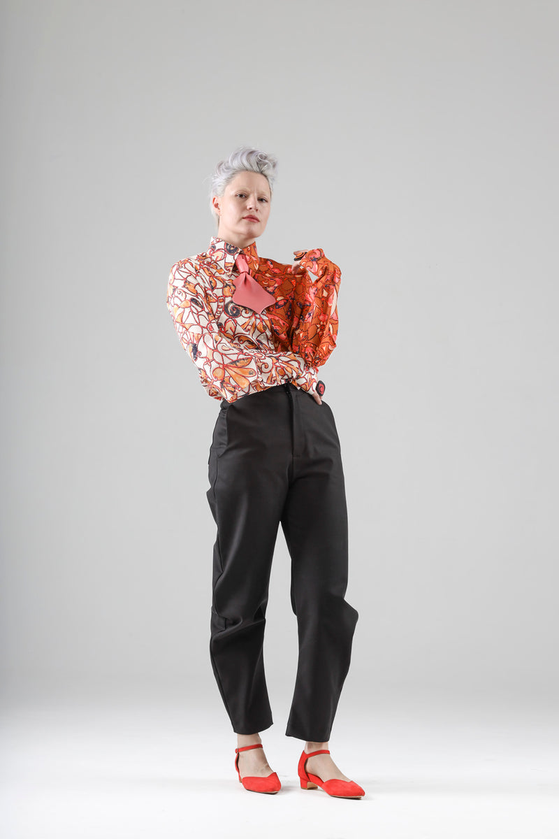 - Geo shirt in two tone