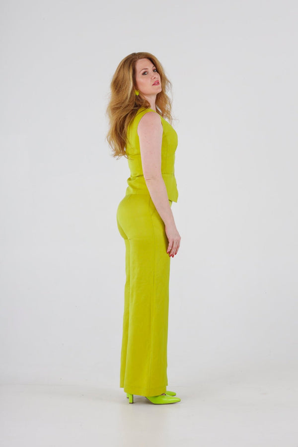 1- Lime green vest
