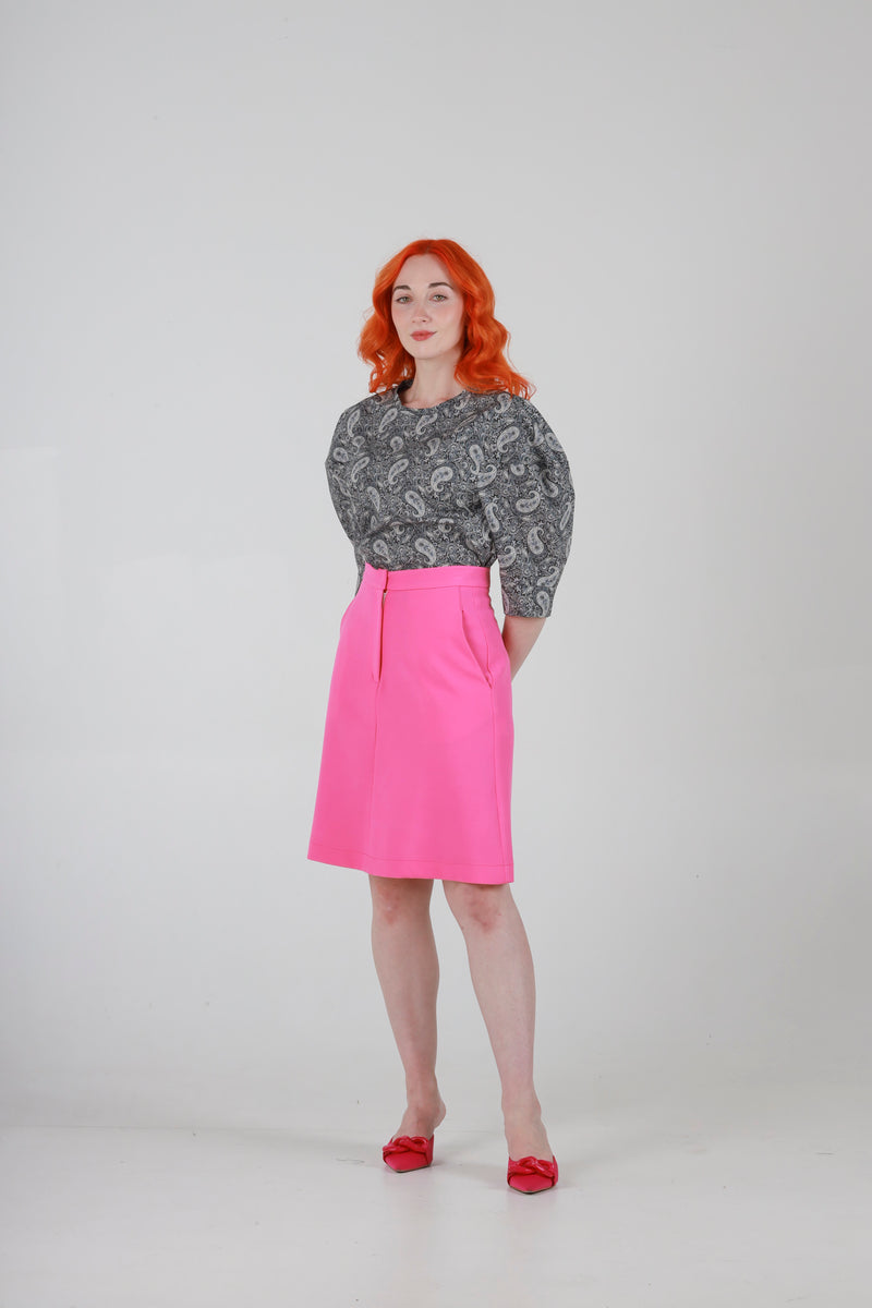 1- Jo skirt in bubblegum pink