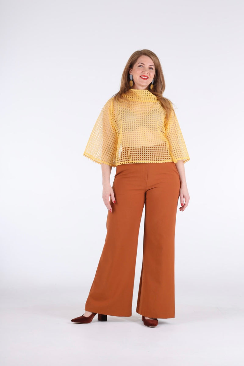 1- Sally silk organza top by Natalija Rushidi