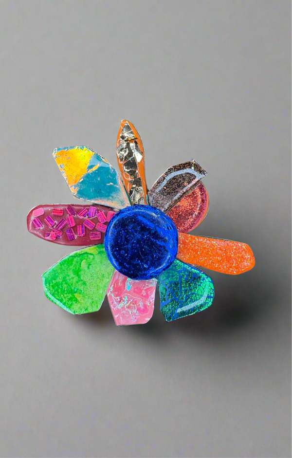 Candy rock brooch no 4