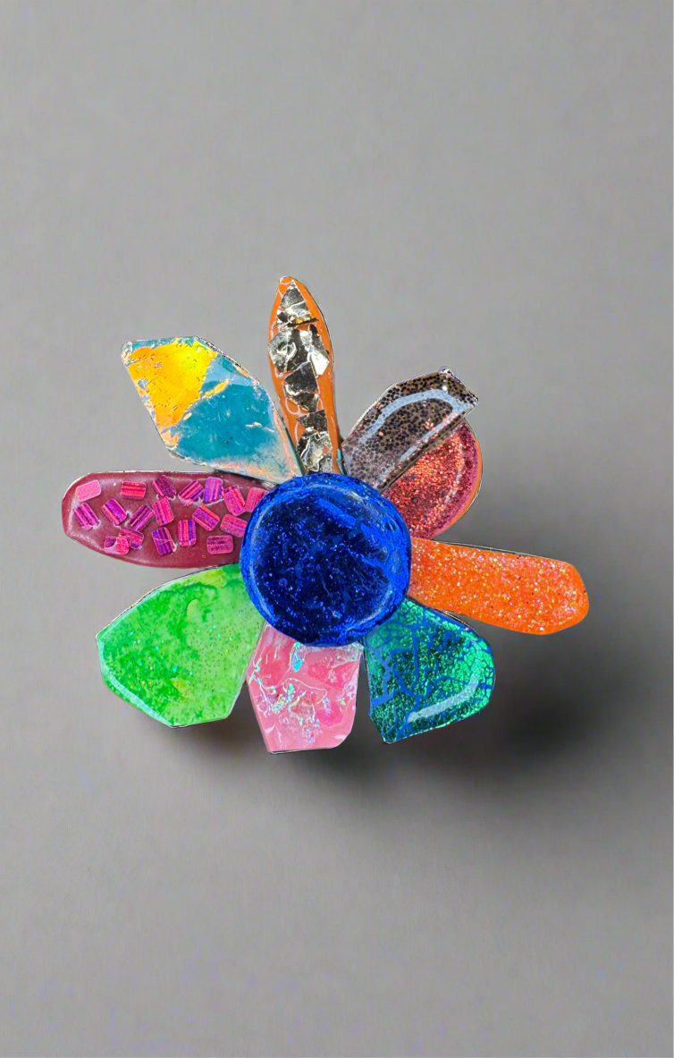 Candy rock brooch no 4