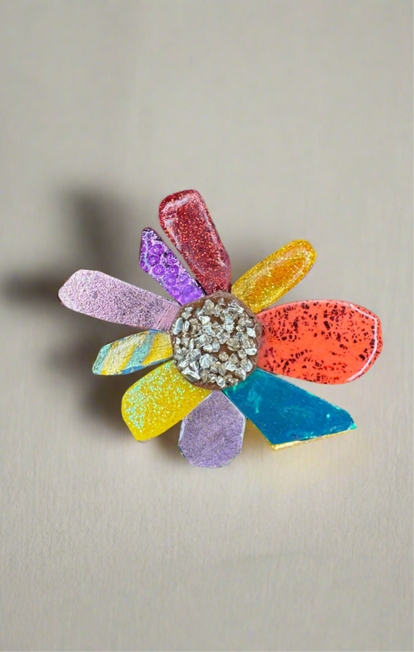 Candy rock brooch no 3