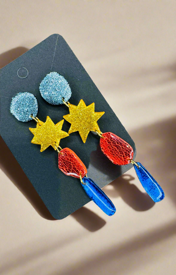 Candy rock earrings 10