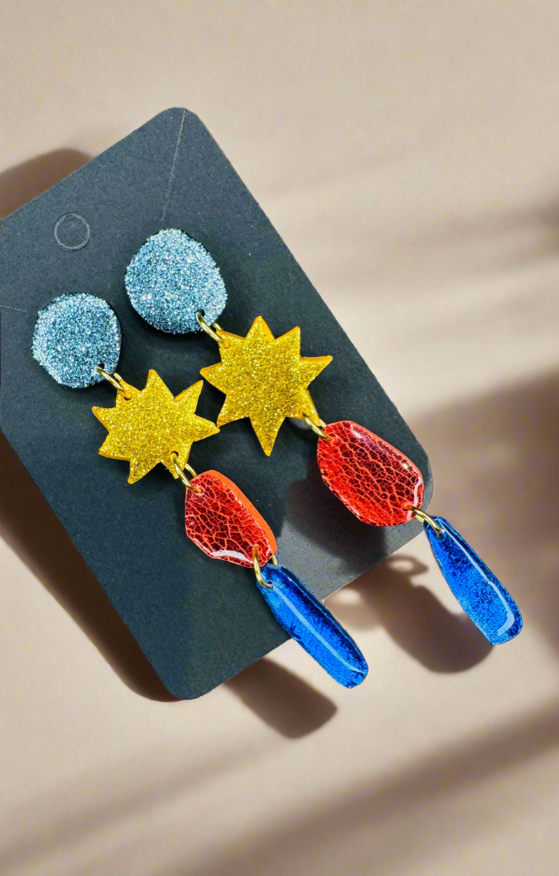 Candy rock earrings 10