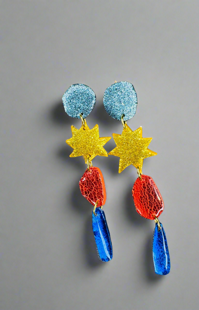 Candy rock earrings 10