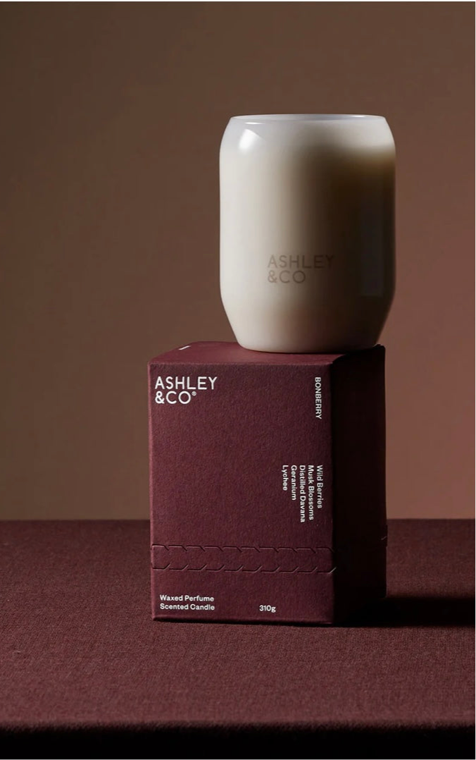 1- Bonberry candle by Ashley and co