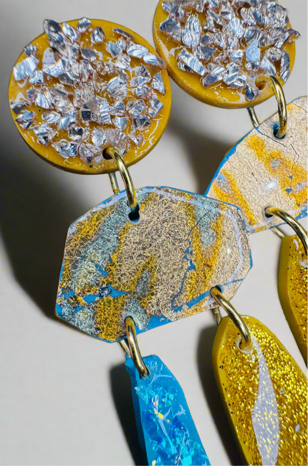 Candy rock earrings 11