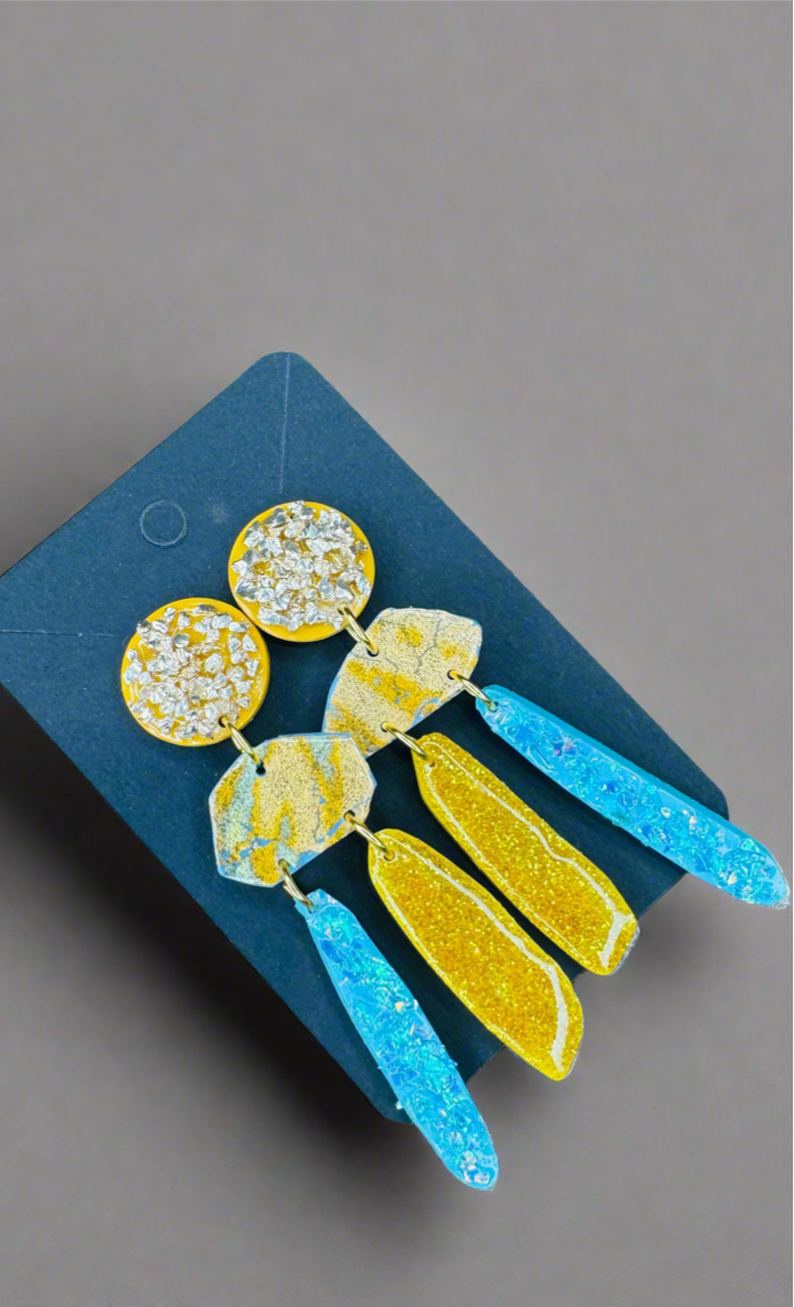 Candy rock earrings 11