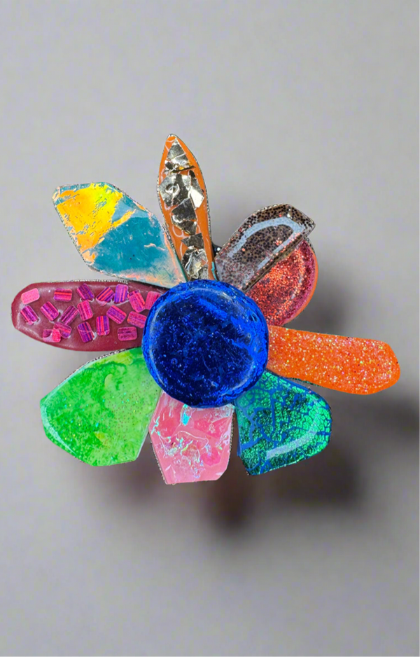 Candy rock brooch no 4