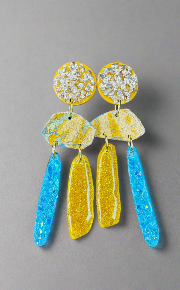 Candy rock earrings 11
