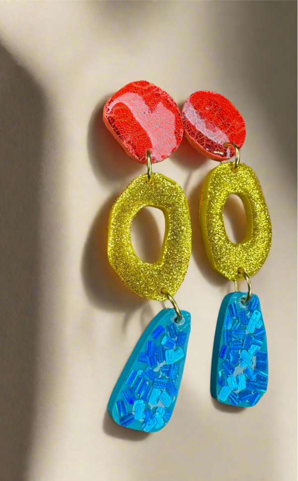 Candy rock earrings 9