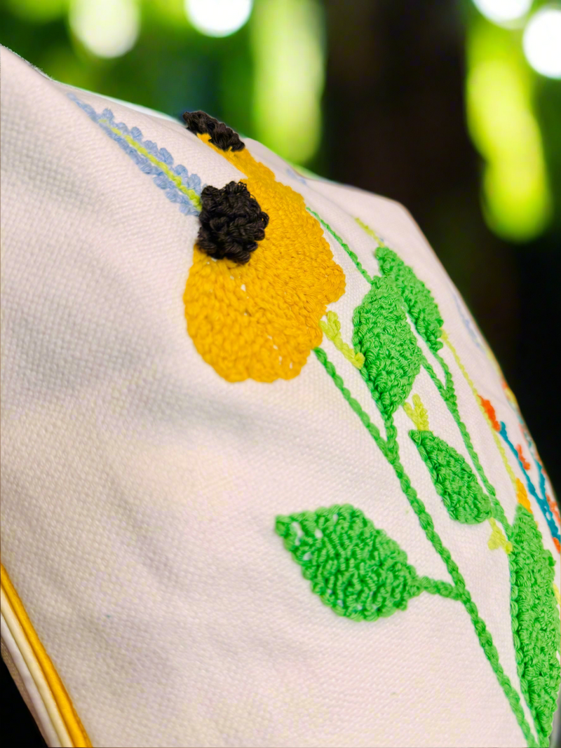 1- Spring flowers cushion cover 50x50