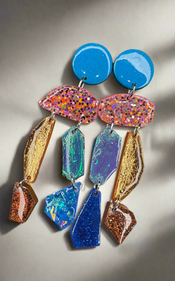 Candy rock earrings 2