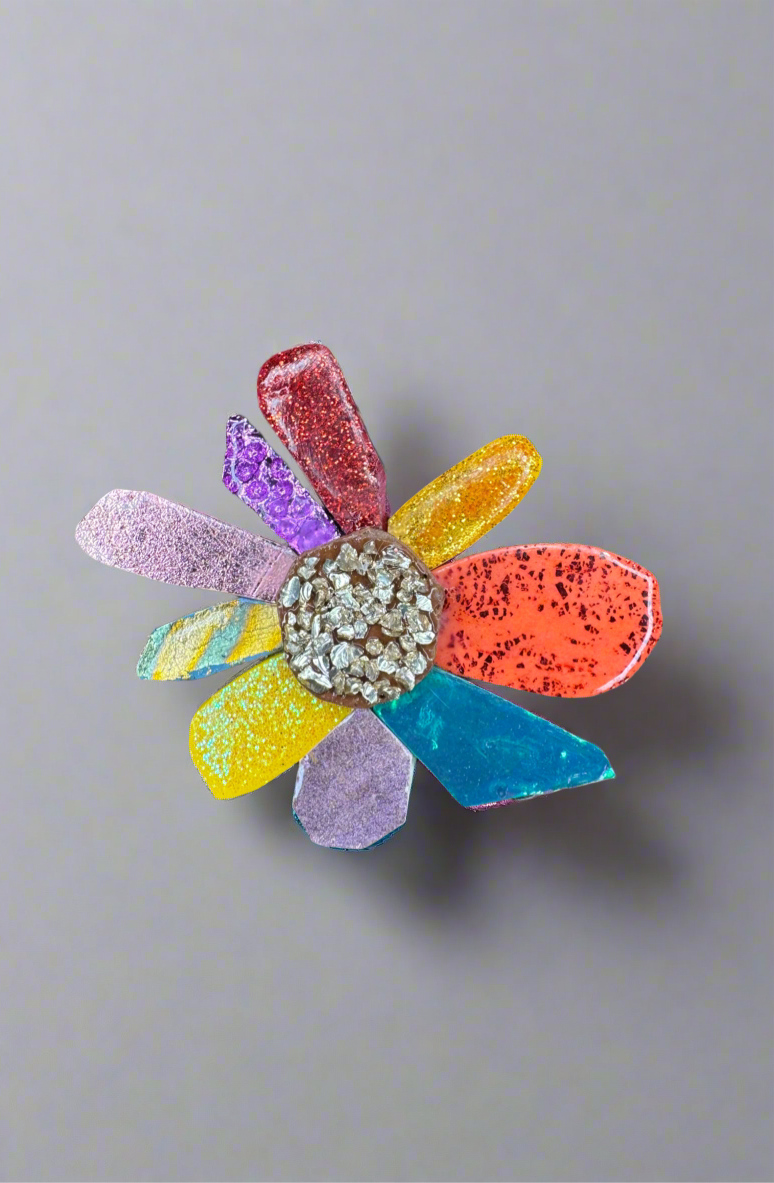 Candy rock brooch no 3