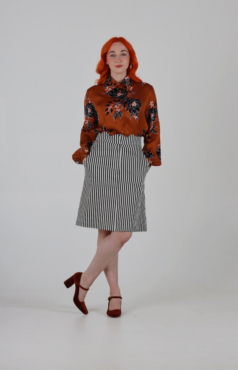 1- Jo skirt in black and white