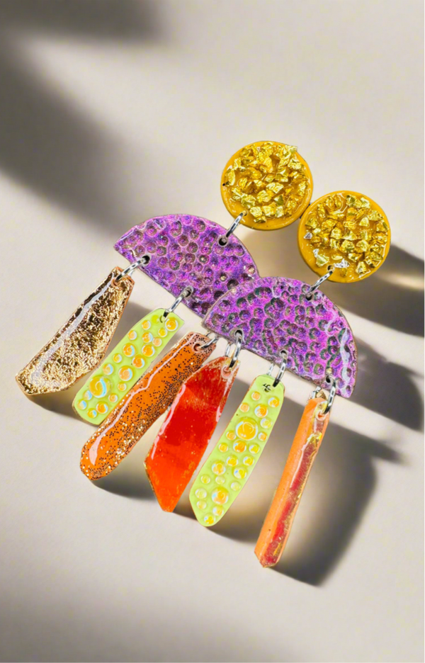 Candy rock earrings 7