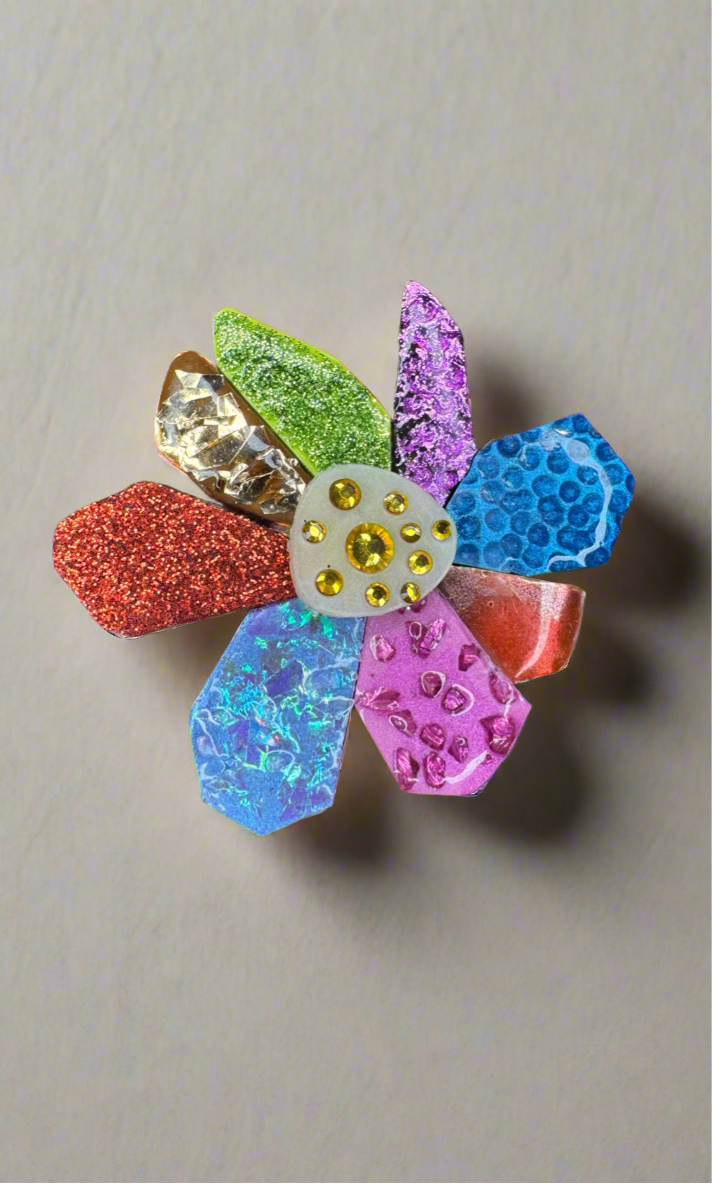 Candy rock brooch no 1