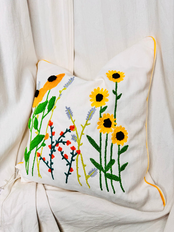 Spring flowers cushion cover 50x50