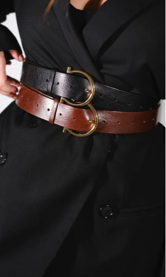 LEATHER BELT “LUCKY HORSESHOE”
