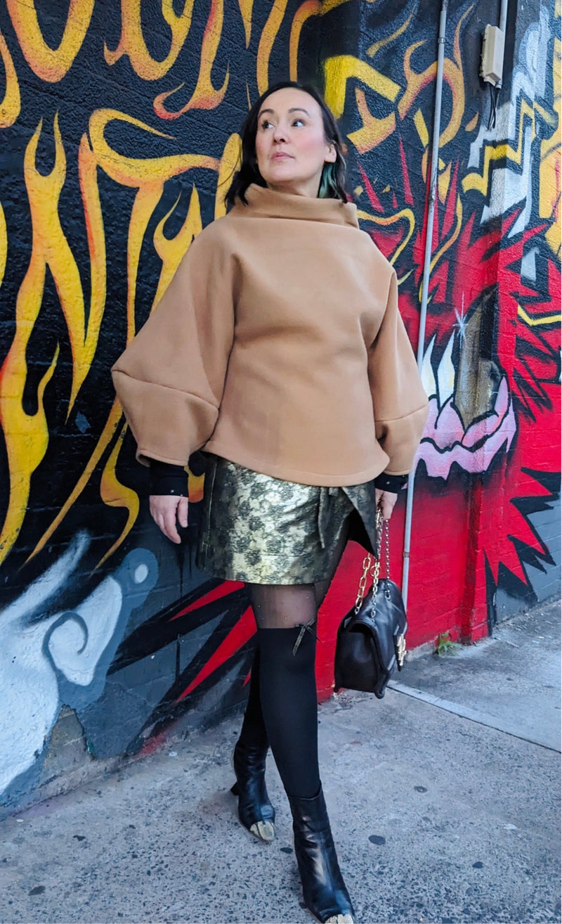 1- Suzi jumper in camel
