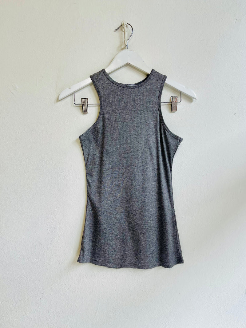Grey eucalyptus singlet by Natalija Rushidi