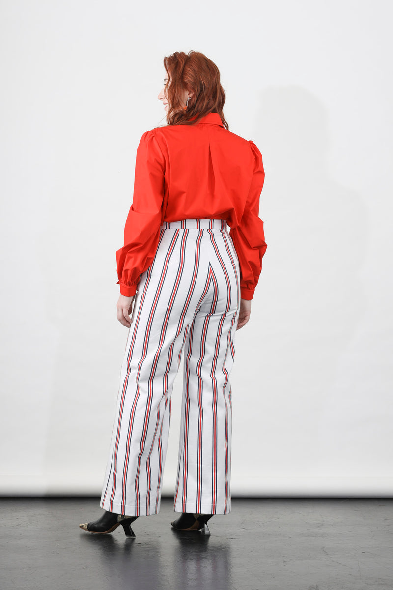 1- Mare striped pants by Natalija Rushidi