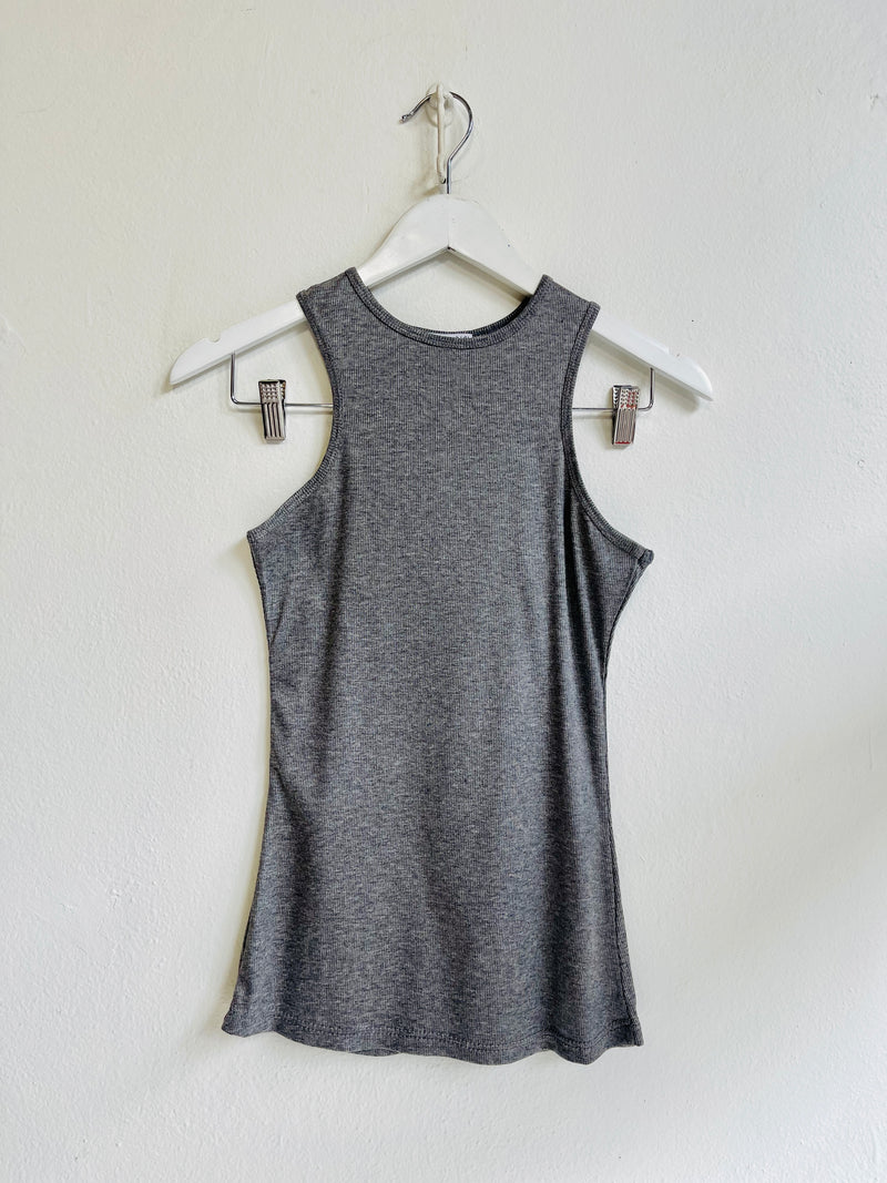 Grey eucalyptus singlet by Natalija Rushidi