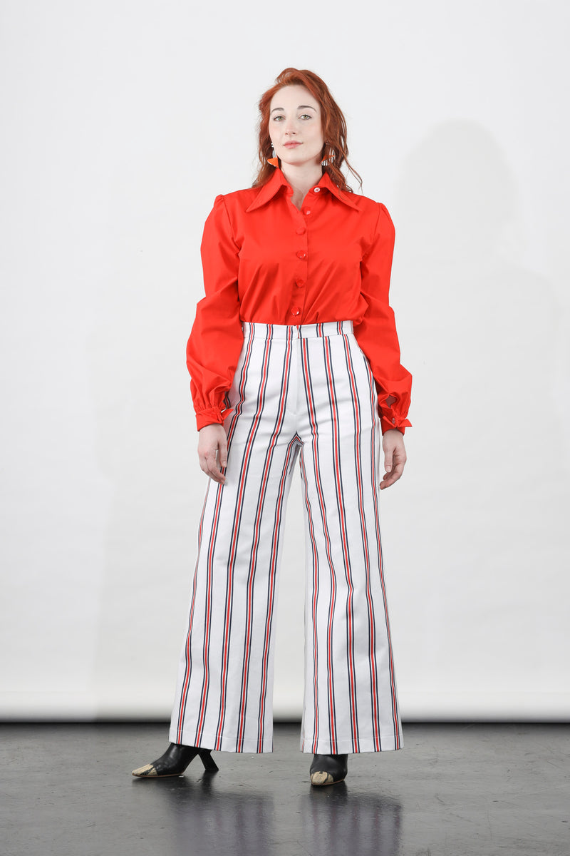1- Mare striped pants by Natalija Rushidi