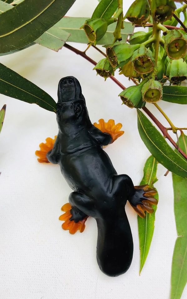 2- Platypus brooch in black