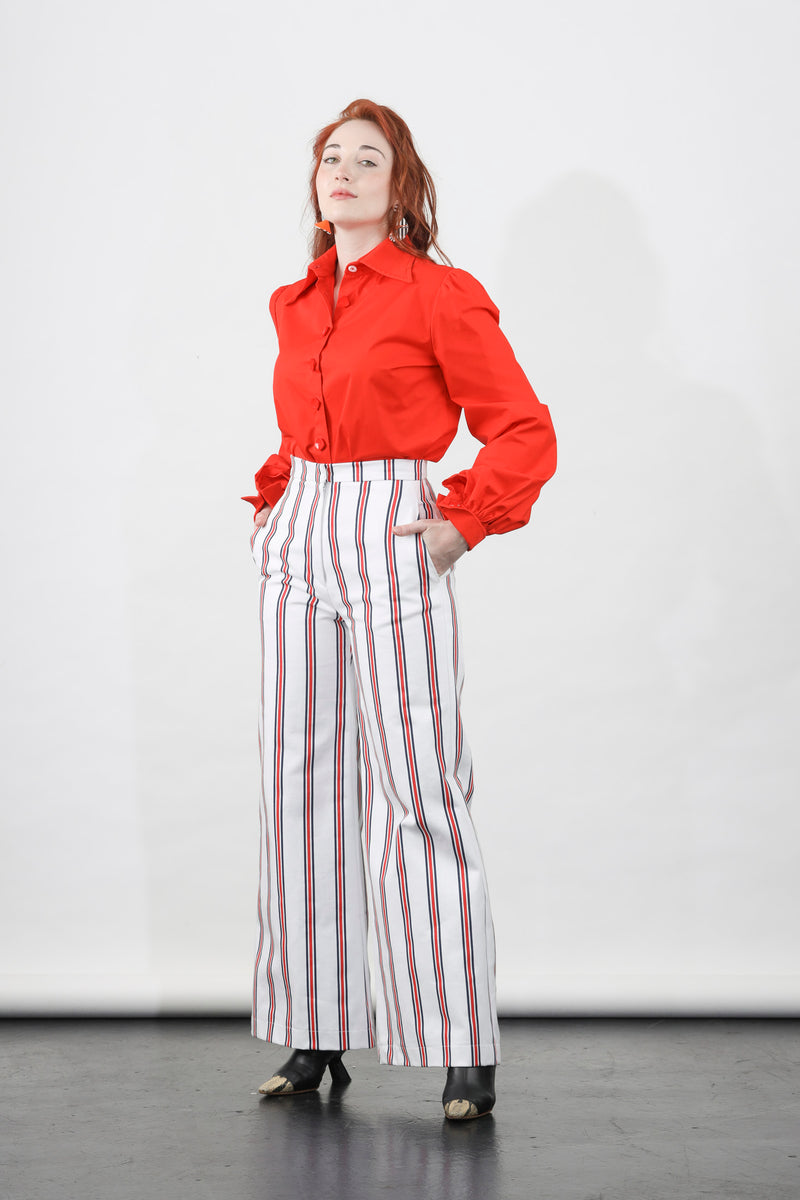 1- Mare striped pants by Natalija Rushidi