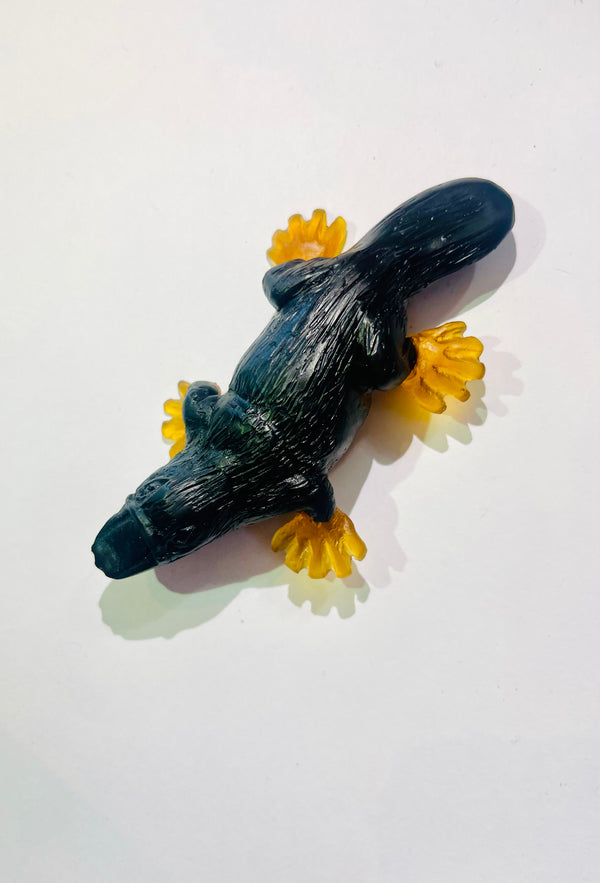 2- Platypus brooch in black