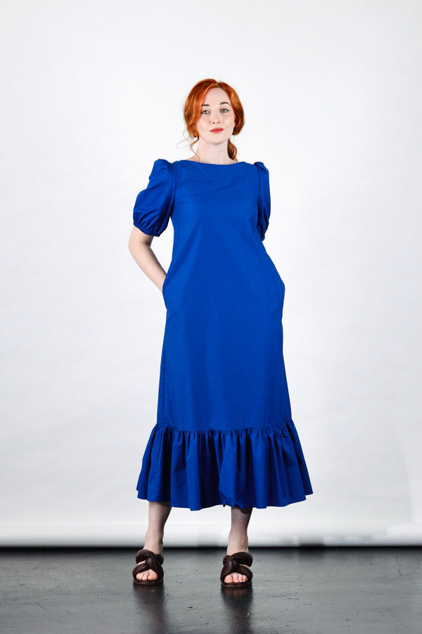 Artemis long dress in blue