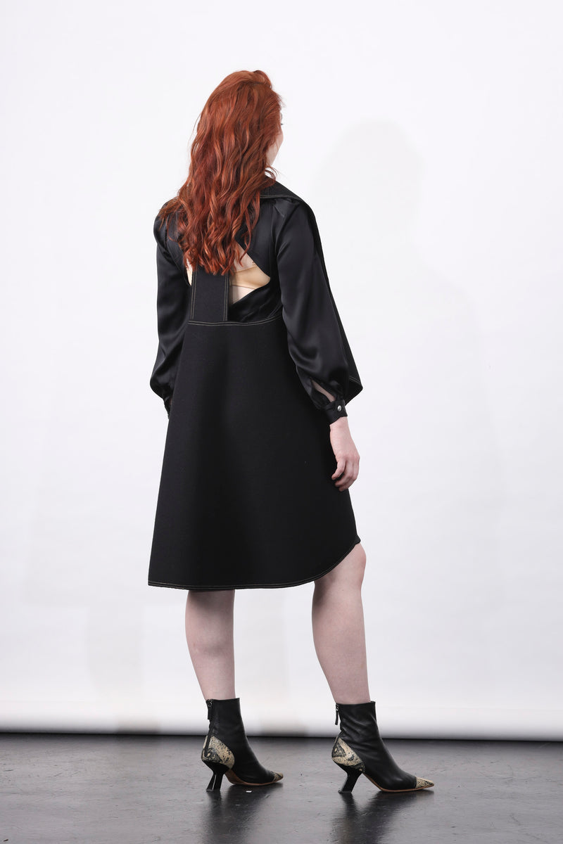 1- Mima vest in black by Natalija Rushidi