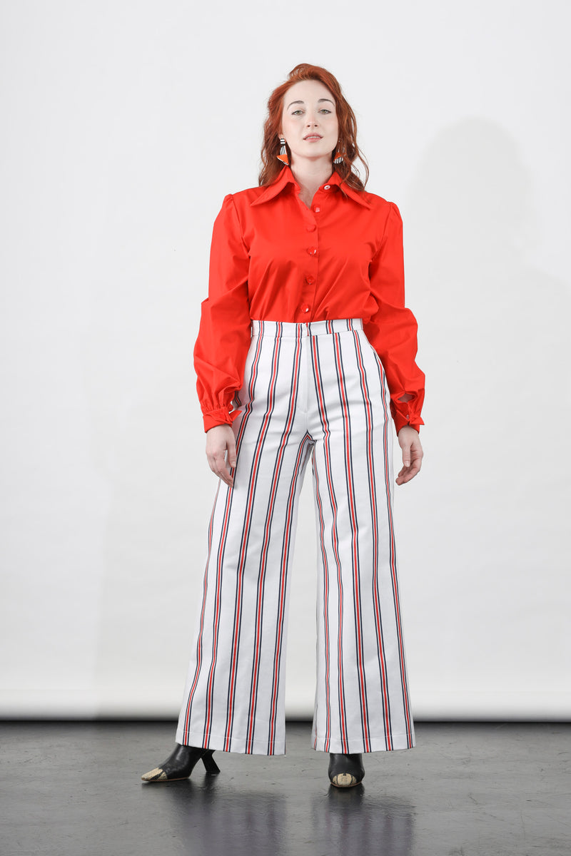 1- Mare striped pants by Natalija Rushidi