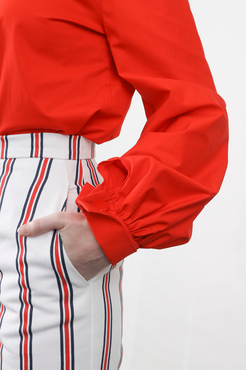 1- Mare striped pants by Natalija Rushidi