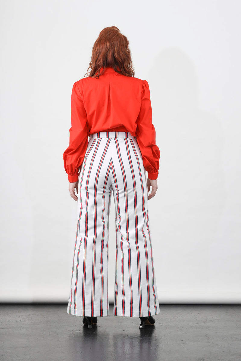 1- Mare striped pants by Natalija Rushidi