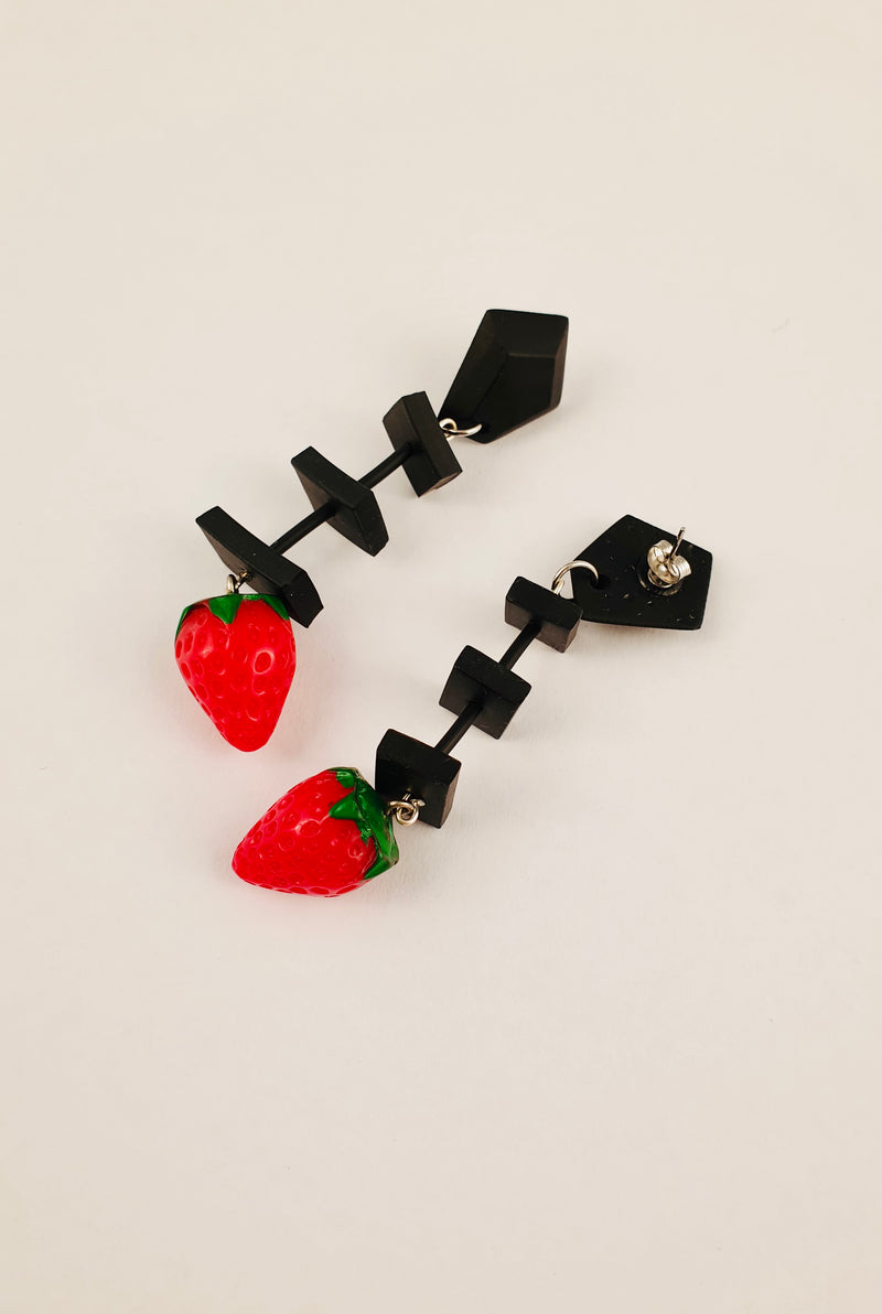 Strawberry earrings