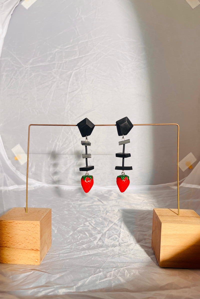 Strawberry earrings