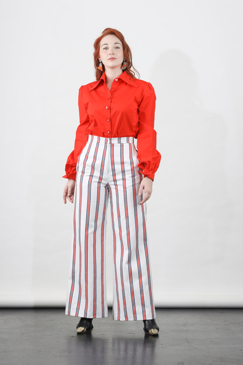 1- Mare striped pants by Natalija Rushidi