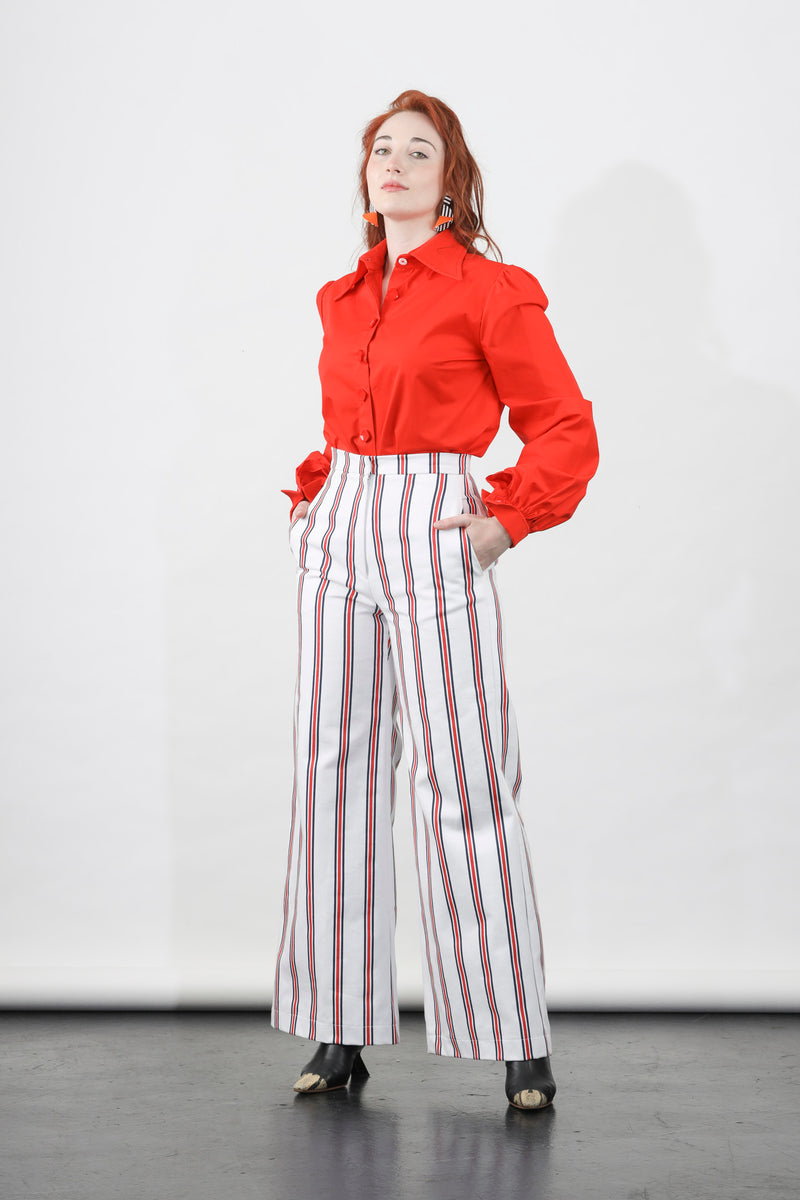 1- Mare striped pants by Natalija Rushidi